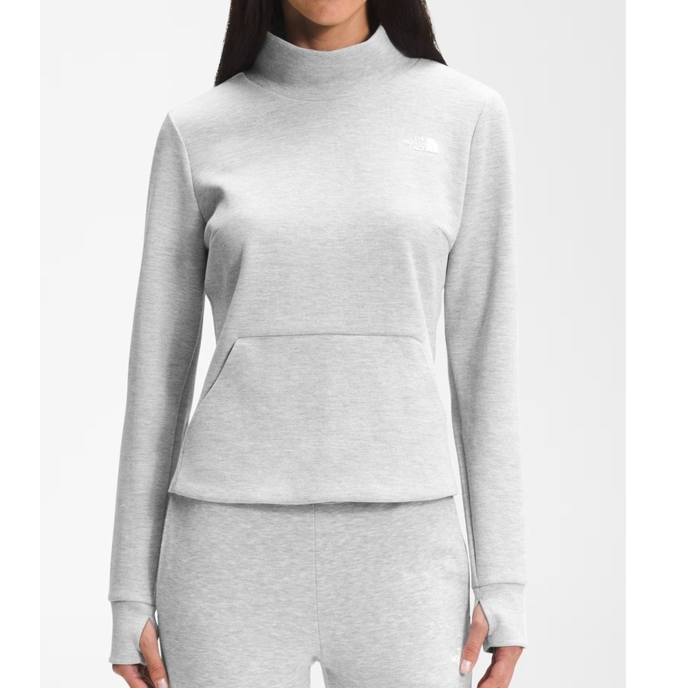 The North Face City Standard Double-Knit Funnel Neck XL Gray Pullover Sweatshirt
